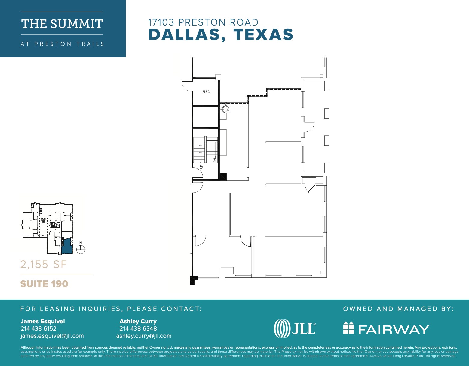 17101 Preston Rd, Dallas, TX à louer Plan d’étage– Image 1 sur 1