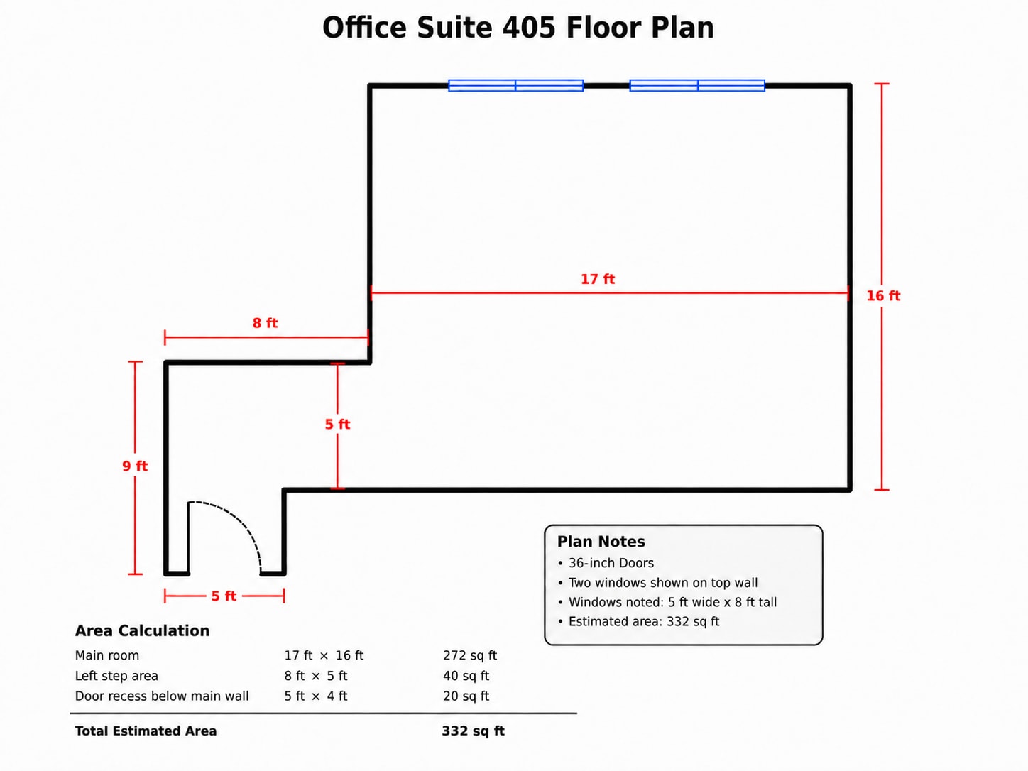 916-924 5th Ave, Huntington, WV à louer Plan d’étage– Image 1 sur 8