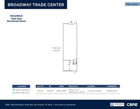 9929 Broadway St, San Antonio, TX à louer Plan d’étage– Image 1 sur 1