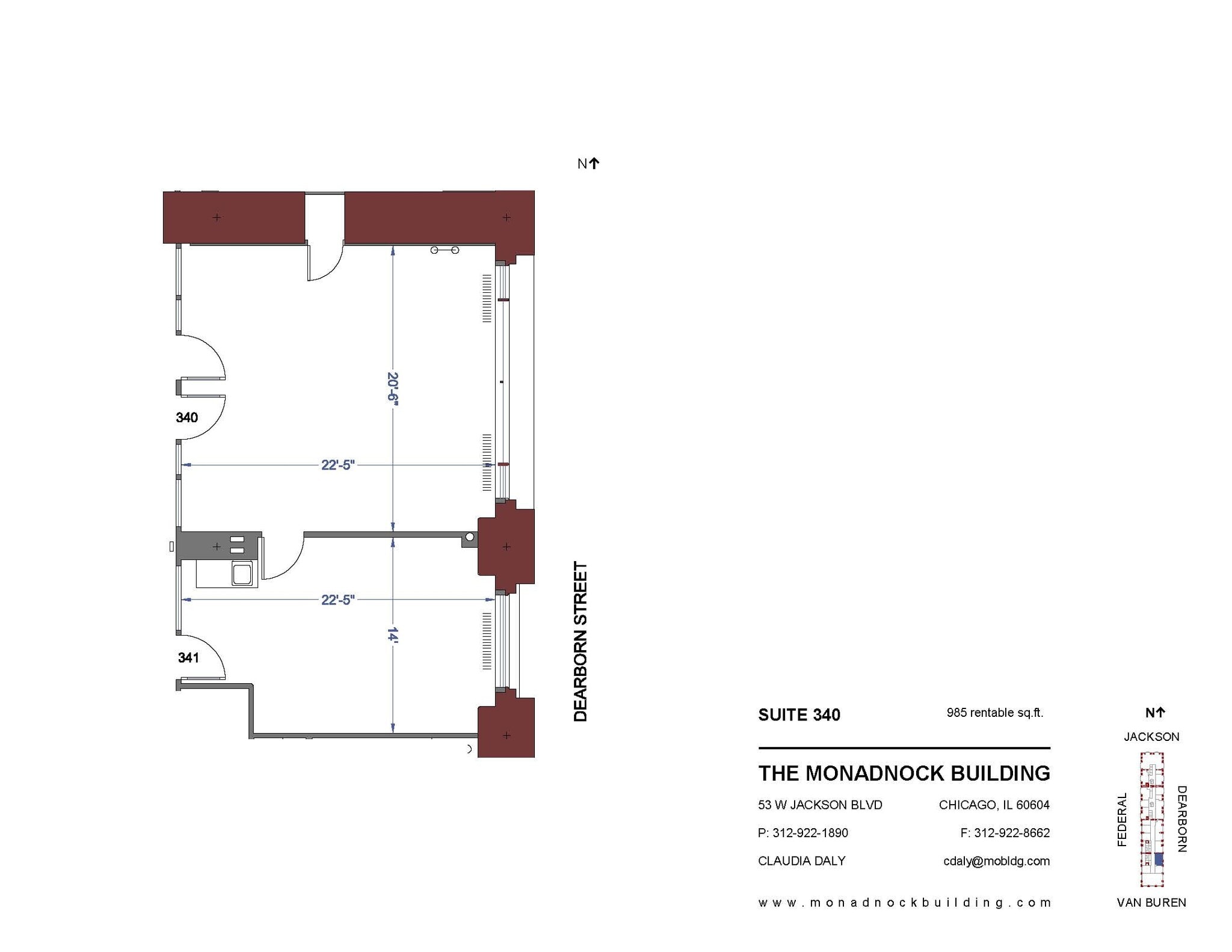 53 W Jackson Blvd, Chicago, IL à louer Photo intérieure– Image 1 sur 2