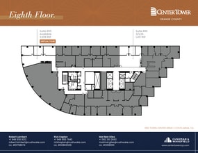 650 Town Center Dr, Costa Mesa, CA à louer Plan d’étage– Image 1 sur 1