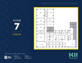 1411 4th Ave, Seattle, WA à louer Plan d’étage– Image 1 sur 1