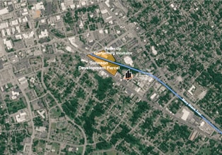 453 Union St, Spartanburg, SC - Vue aérienne vue de carte