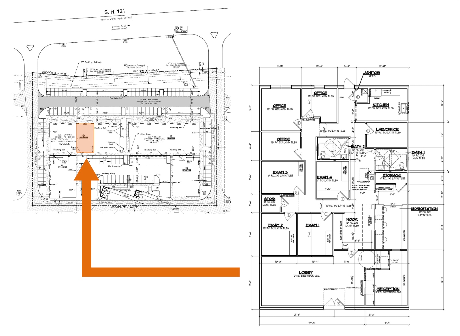 931 State Highway 121, Allen, TX à louer Plan d’étage– Image 1 sur 13