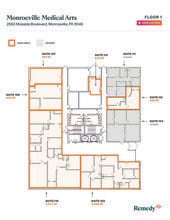 2550 Mosside Blvd, Monroeville, PA à louer Plan d’étage– Image 1 sur 1
