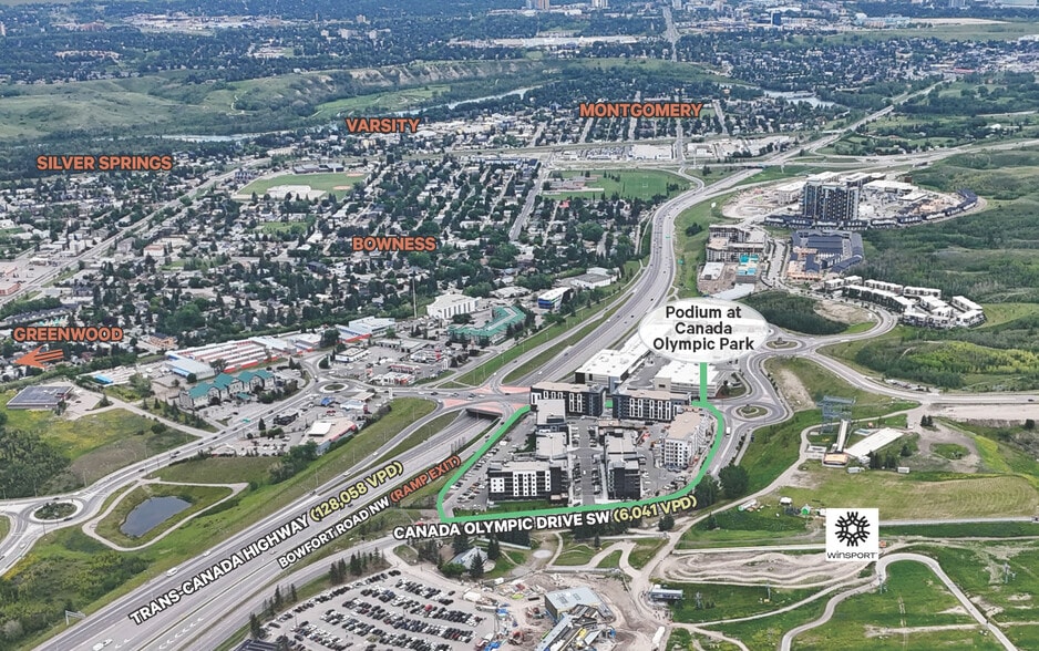 8620 Canada Olympic Dr SW, Calgary, AB à louer - Aérien – Image 1 sur 1