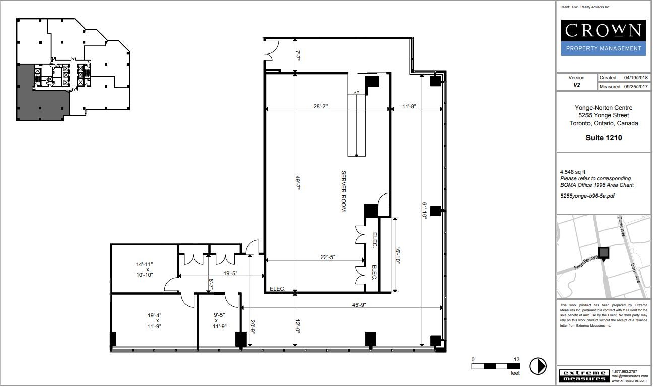 5255 Yonge St, Toronto, ON à louer Plan d’étage– Image 1 sur 1
