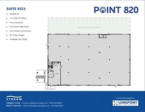 5721 E Rosedale St, Fort Worth, TX à louer Plan d’étage– Image 1 sur 1