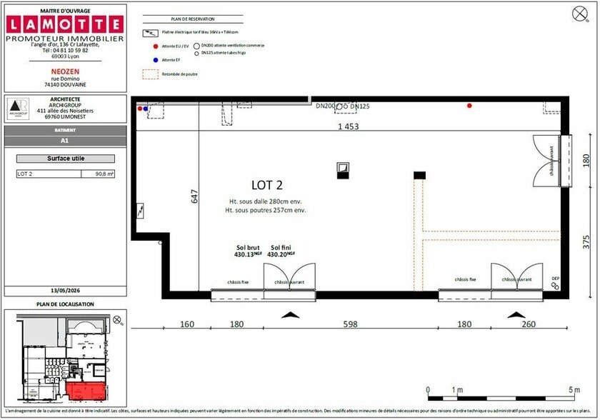 Local commercial dans Douvaine à vendre - Plan d’étage – Image 3 sur 3