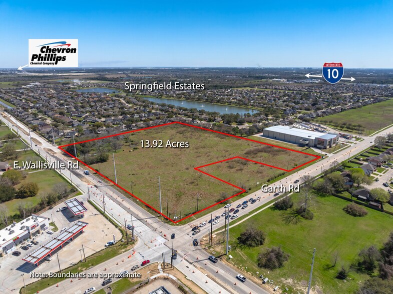 0 Garth & Wallisville Rd, Baytown, TX à vendre - Aérien – Image 3 sur 4
