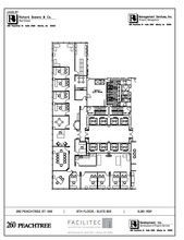 260-270 Peachtree St NW, Atlanta, GA à louer Plan d’étage– Image 2 sur 2