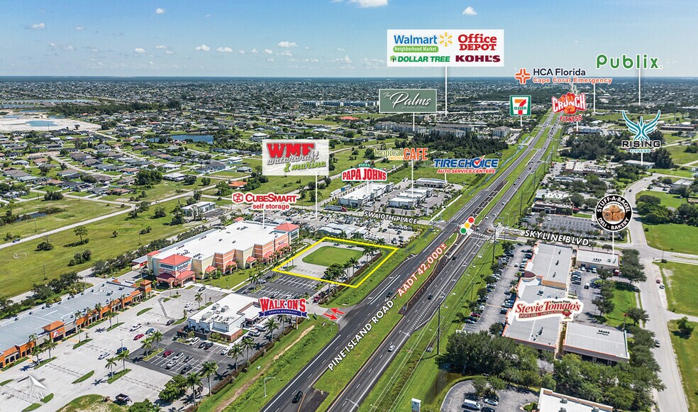 1119 SW Pine Island Rd, Cape Coral, FL à vendre - Aérien – Image 2 sur 6