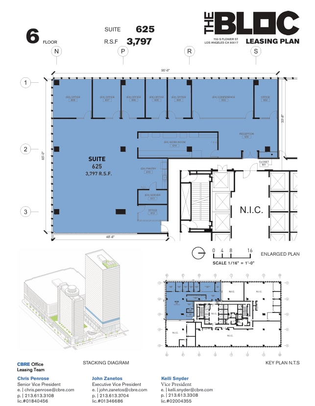700 S Flower St, Los Angeles, CA à louer Plan d’étage– Image 1 sur 1