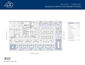 450 Park Ave, New York, NY à louer Plan d’étage– Image 2 sur 2