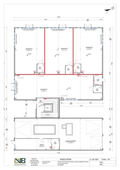 Local commercial dans Labenne à louer - Plan d’étage – Image 2 sur 2