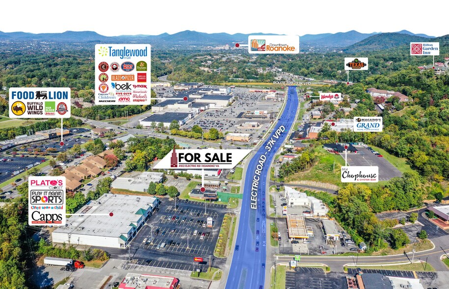 4102 Electric Rd, Roanoke, VA à vendre - Photo de l’immeuble – Image 3 sur 11