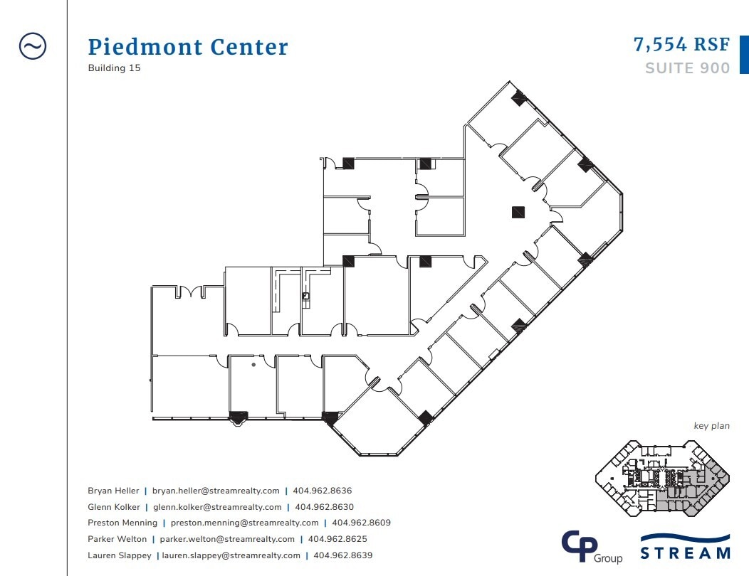 3495 Piedmont Rd NE, Atlanta, GA à louer Plan d’étage– Image 1 sur 1