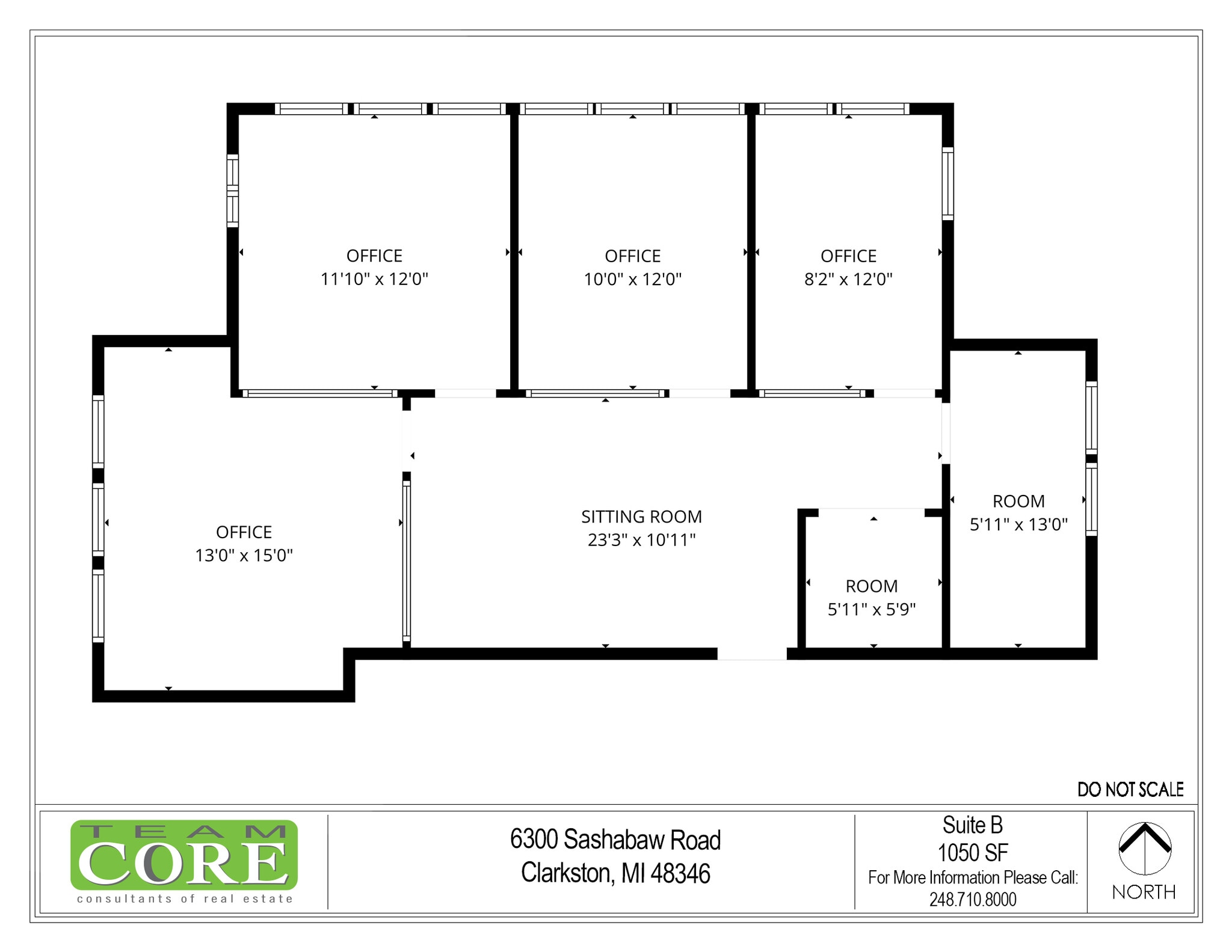 6300 Sashabaw Rd, Village of Clarkston, MI à louer Plan d’étage– Image 1 sur 1