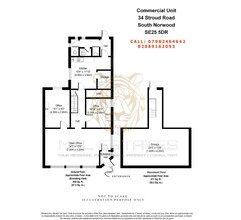 34 Stroud Rd, Londres à louer Plan d’étage– Image 1 sur 5