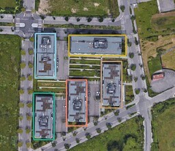 Lyon, RHO - VUE AÉRIENNE vue de carte