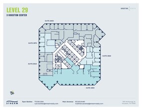 1301 McKinney St, Houston, TX à louer Plan d’étage– Image 1 sur 1