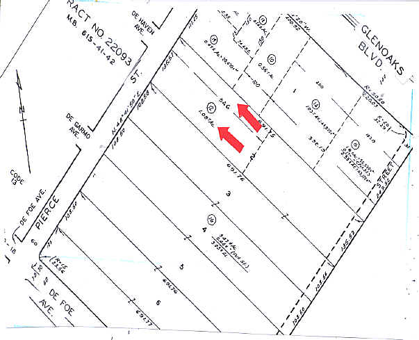 12676 Pierce St, Pacoima, CA à louer - Plan cadastral – Image 2 sur 9