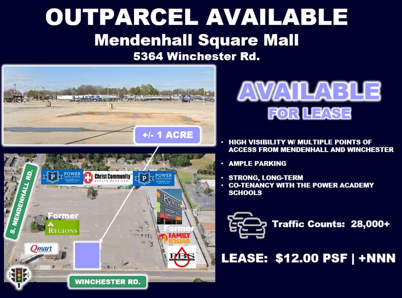 5364 Winchester Rd, Memphis, TN à louer - Photo principale – Image 1 sur 9