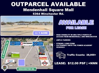 Plus de détails pour 5364 Winchester Rd, Memphis, TN - Terrain à louer
