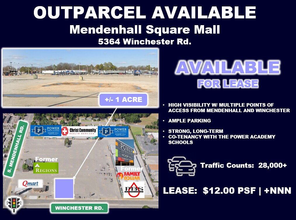 5364 Winchester Rd, Memphis, TN à louer Photo principale– Image 1 sur 10