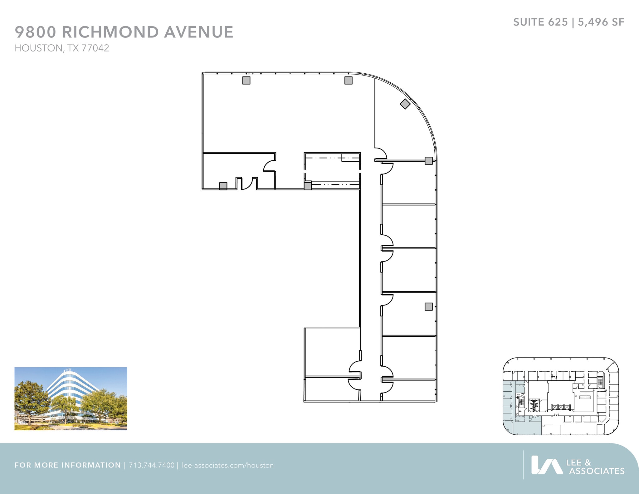 9800 Richmond Ave, Houston, TX à louer Plan d’étage– Image 1 sur 1