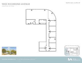 9800 Richmond Ave, Houston, TX à louer Plan d’étage– Image 1 sur 1