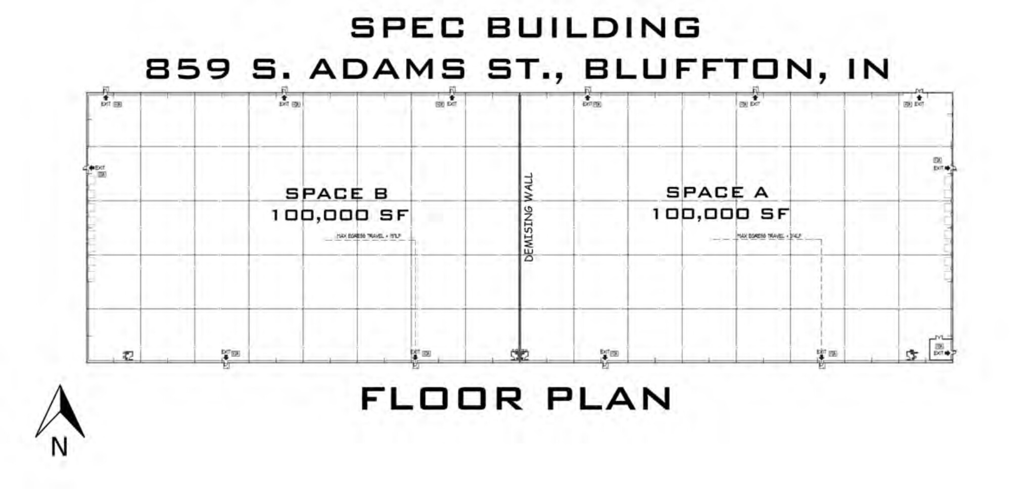 859 S Adams St, Bluffton, IN à louer Plan de site– Image 1 sur 1