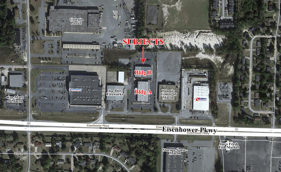 1667 Eisenhower Pky, Macon-Bibb, GA à louer - Aérien – Image 2 sur 4