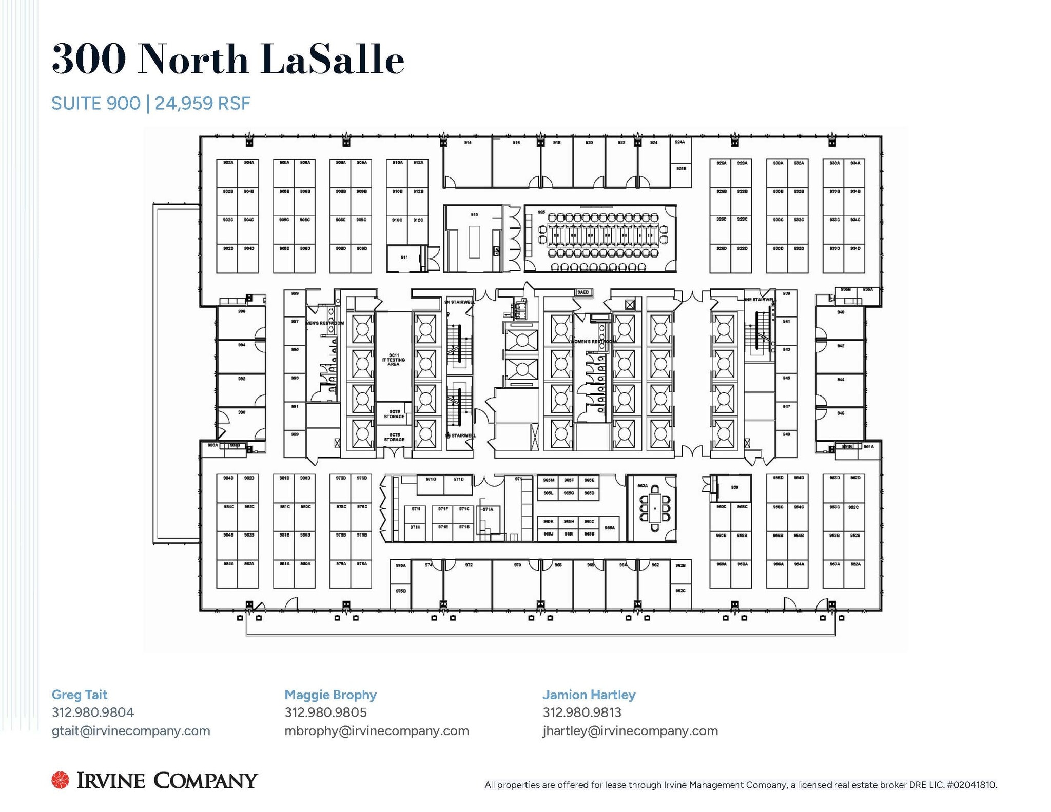 300 N LaSalle St, Chicago, IL à louer Plan d’étage– Image 1 sur 1