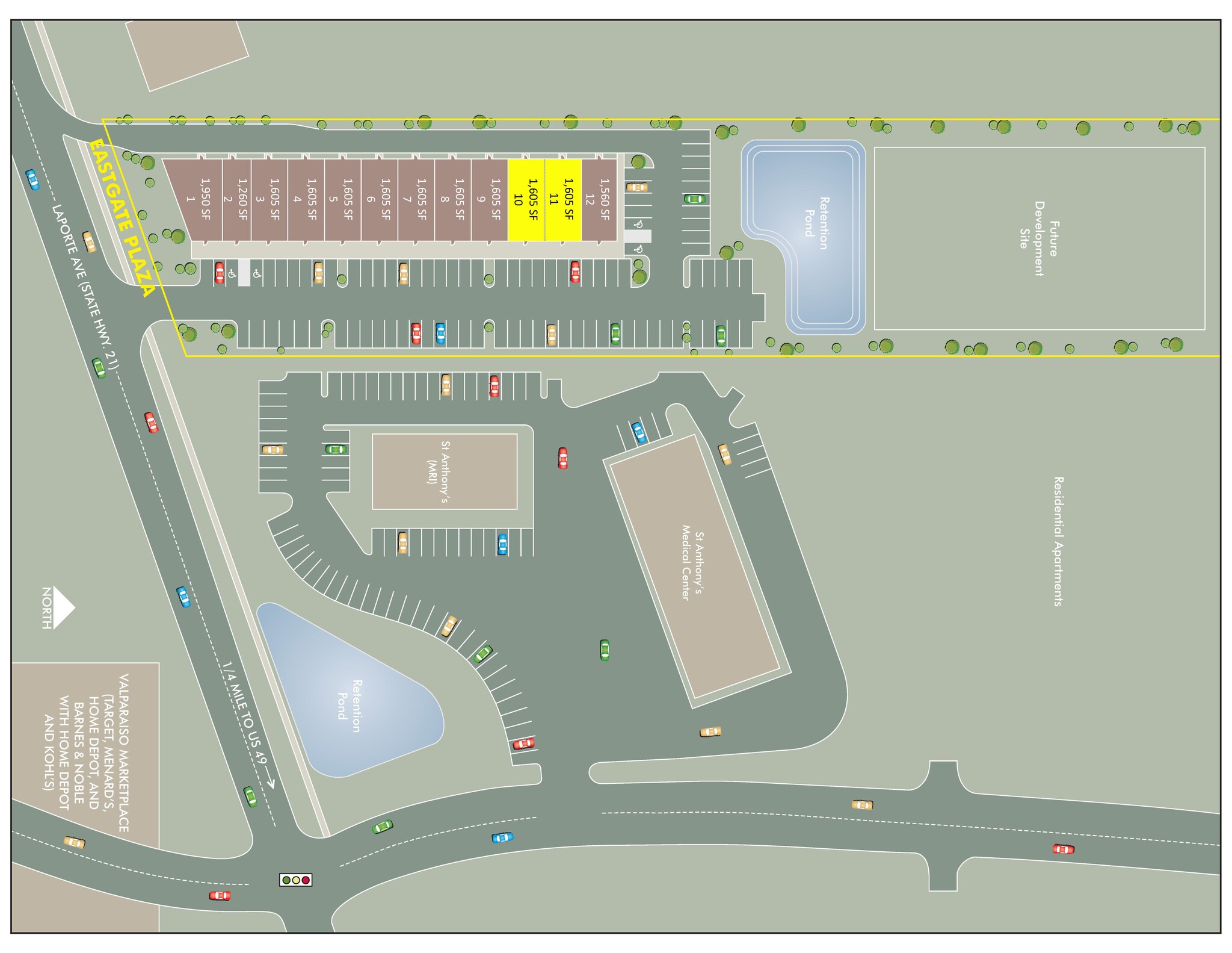 2307 LaPorte Ave, Valparaiso, IN à louer Plan de site– Image 1 sur 1