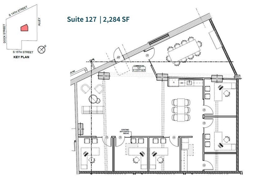 125 S 14th St, Richmond, VA à louer Plan d’étage– Image 1 sur 1