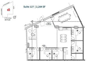 125 S 14th St, Richmond, VA à louer Plan d’étage– Image 1 sur 1