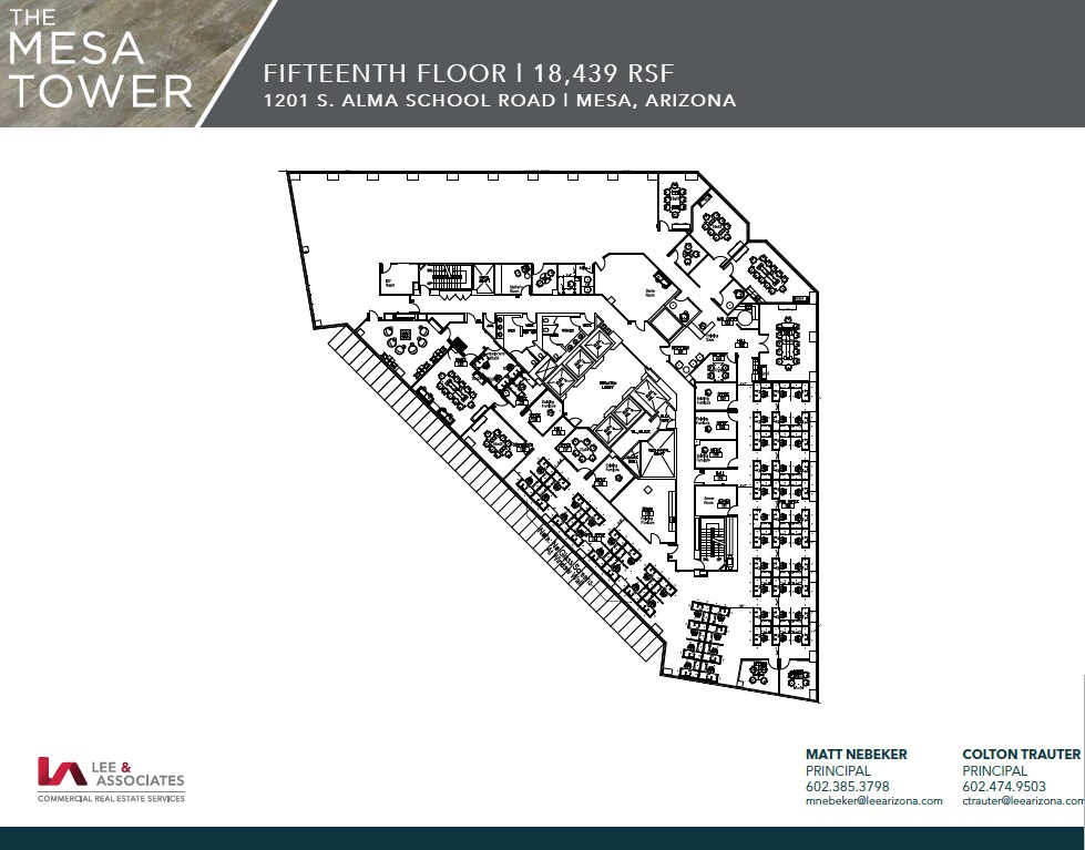 1201 S Alma School Rd, Mesa, AZ à louer Plan d’étage– Image 1 sur 1