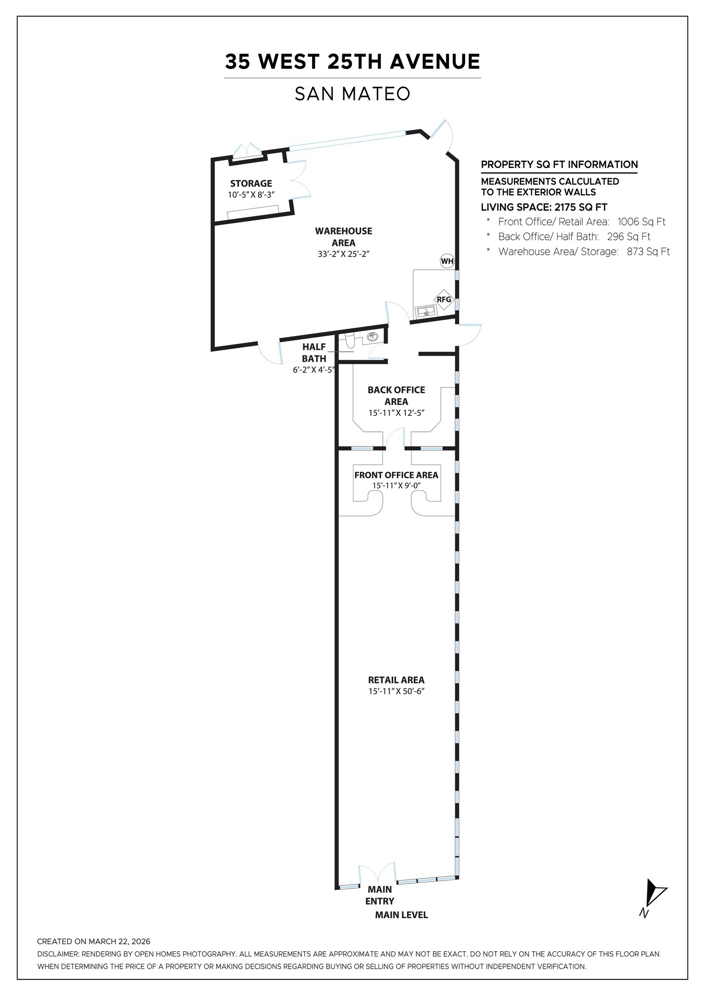 33-35 W 25th Ave, San Mateo, CA à louer Plan de site– Image 1 sur 23