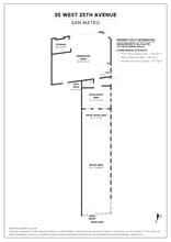 33-35 W 25th Ave, San Mateo, CA à louer Plan de site– Image 1 sur 23