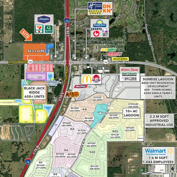 INTERSTATE 75 & CORTEZ BOULEVARD, Brooksville, FL à louer - Photo de l’immeuble – Image 2 sur 2