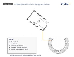 3550 General Atomics Ct, San Diego, CA à louer Plan d’étage– Image 1 sur 1