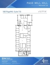 1801 Page Mill Rd, Palo Alto, CA à louer Plan d’étage– Image 1 sur 1