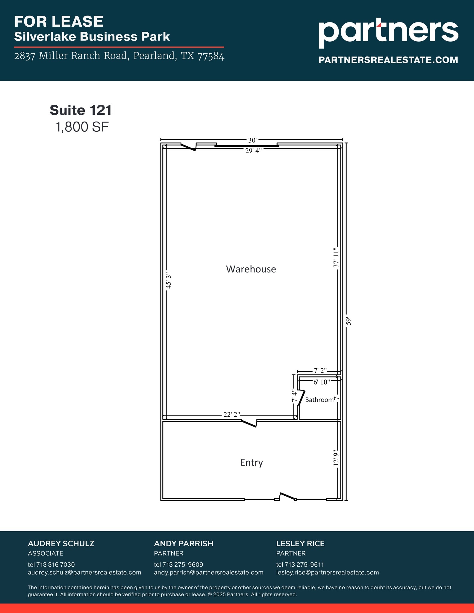 2825 Miller Ranch Rd, Pearland, TX à louer Plan de site– Image 1 sur 1