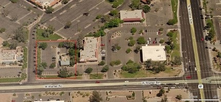 80 W Warner Rd, Chandler, AZ - Vue aérienne vue de carte - Image1