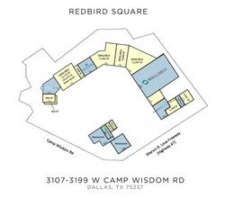 3107 W Camp Wisdom Rd, Dallas, TX à louer Plan de site– Image 1 sur 1