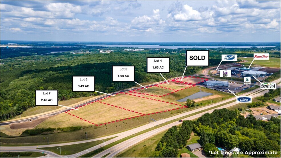 Chippewa Mall, Chippewa Falls, WI à vendre - Aérien – Image 3 sur 4
