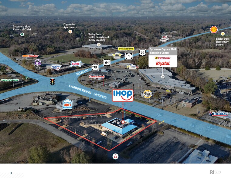 1661 Sycamore View Rd, Memphis, TN à vendre - Photo de l’immeuble – Image 3 sur 8