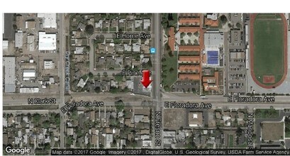 1409 N Fresno St, Fresno, CA - VUE AÉRIENNE  vue de carte