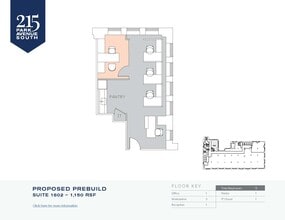 215 Park Ave S, New York, NY à louer Plan d’étage– Image 1 sur 6